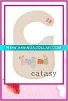 Wholesale TOP quality 100% cotton colorful & cute baby bibs