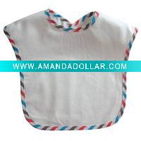 100% cotton knitted baby bib