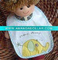 printed baby bib