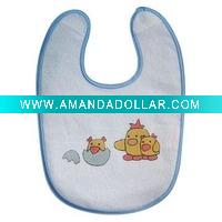 100% cotton interlock fabric baby bibs