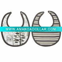 100% cotton interlock fabric baby bibs