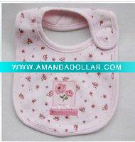100%cotton non-disposable bib