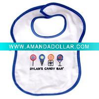 Wholesale 2011 Embroidery towel cloth terry baby bib