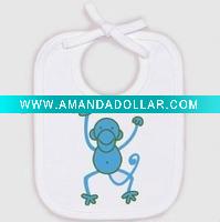 2011 Printed embroidery cotton bibs