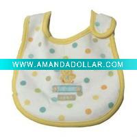 Wholesale 2011 Printed embroidery terry towel bibs