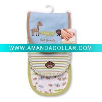 Wholesale 2011 Printed embroidery baby bib