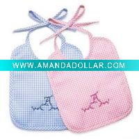 Wholesale cotton lovely baby bibs,baby wear