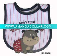 Wholesale 100% cotton baby bib