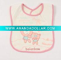 Wholesale 100% cotton baby bib / infant pinafore