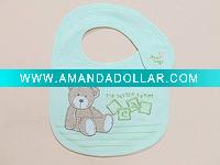 Wholesale 2011 Embroidery velcro baby bib