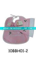 Baby bibs & Baby embroidery bibs&Baby bibs with printing 10BBH01-2