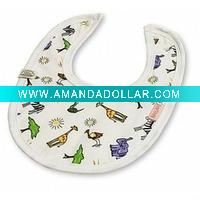 Wholesale 100% organic cotton baby bib