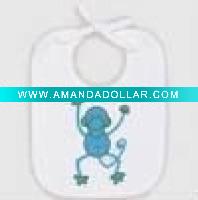 Wholesale 100% organic cotton baby bib
