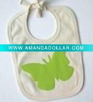 Wholesale 100% organic cotton baby bib