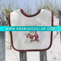 Wholesale 100% organic cotton baby bib