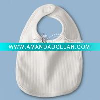 Wholesale 100% organic cotton baby bib