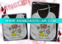 Wholesale best seller PVC baby bibs