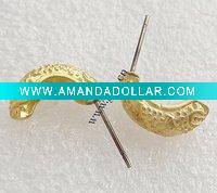 Brass Ear Stud Component Pb Free