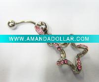 stainless steel belly ring