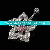 3/8 flower body jewelry