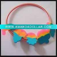 flower silicone anklets