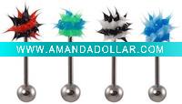 Wholesale Silicone Koosh Ball piercing jewelry