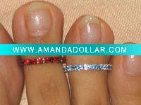stretch toe rings