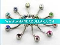 Wholesale 316L stainless steel belly ring