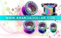 Wholesale fashion body piercing jewelry,ear plug jewelry.316L steel piercing jewelry