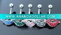 Wholesale The most popular 316L stainless steel navel ring Body piercing Jewelry