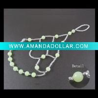 Wholesale glass bead fashion anklet