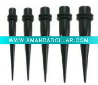 Wholesale Body piercing jewelry UV black expander