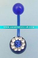 Wholesale uv navel body jewelry