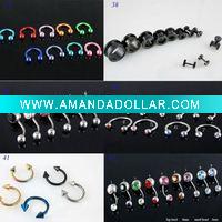 Wholesale Body jewelry,stainless steel piercing jewelry, belly button ring