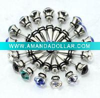 Wholesale 316L stainless steel body piercing jewelry