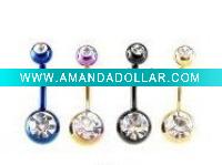 Wholesale Surgical Stainless Steel Navel Ring(WS492)