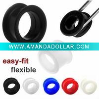 Wholesale Mix & Match Flexible Silicone Tunnel--Silicone Body Jewelry