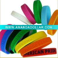 Wholesale Hot sell bracelet silicone wristband with logo