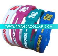 power silicone bracelet