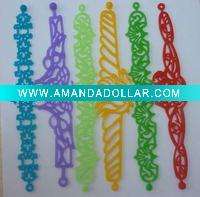 Wholesale 2011 tattoo silicone hollow wristband