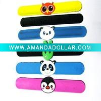 Wholesale 3D Fashion Silicone Slap Bracelet