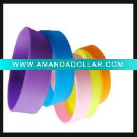 Wholesale big sizes silicone bracelet
