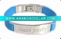 Wholesale Health jewelry silicone bracelet