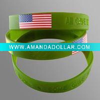 Wholesale 2011 newst design debossed silicone bracelet