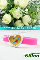 Wholesale top fashion design led flashing silicone rubber bracelet