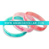 debossed silicone band