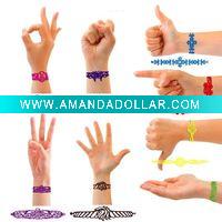 Wholesale High quality hollow color silicon bracelet