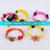 Wholesale Fashion Silicone bracelet with fastener