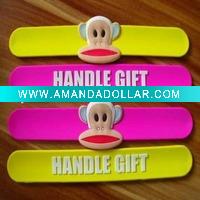 Wholesale 2011hot promotion silicone clap wristband