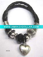 Wholesale fashion beaded and charm bracelect